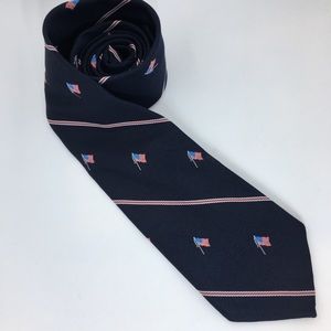 🔴 Vintage USA Flag Necktie